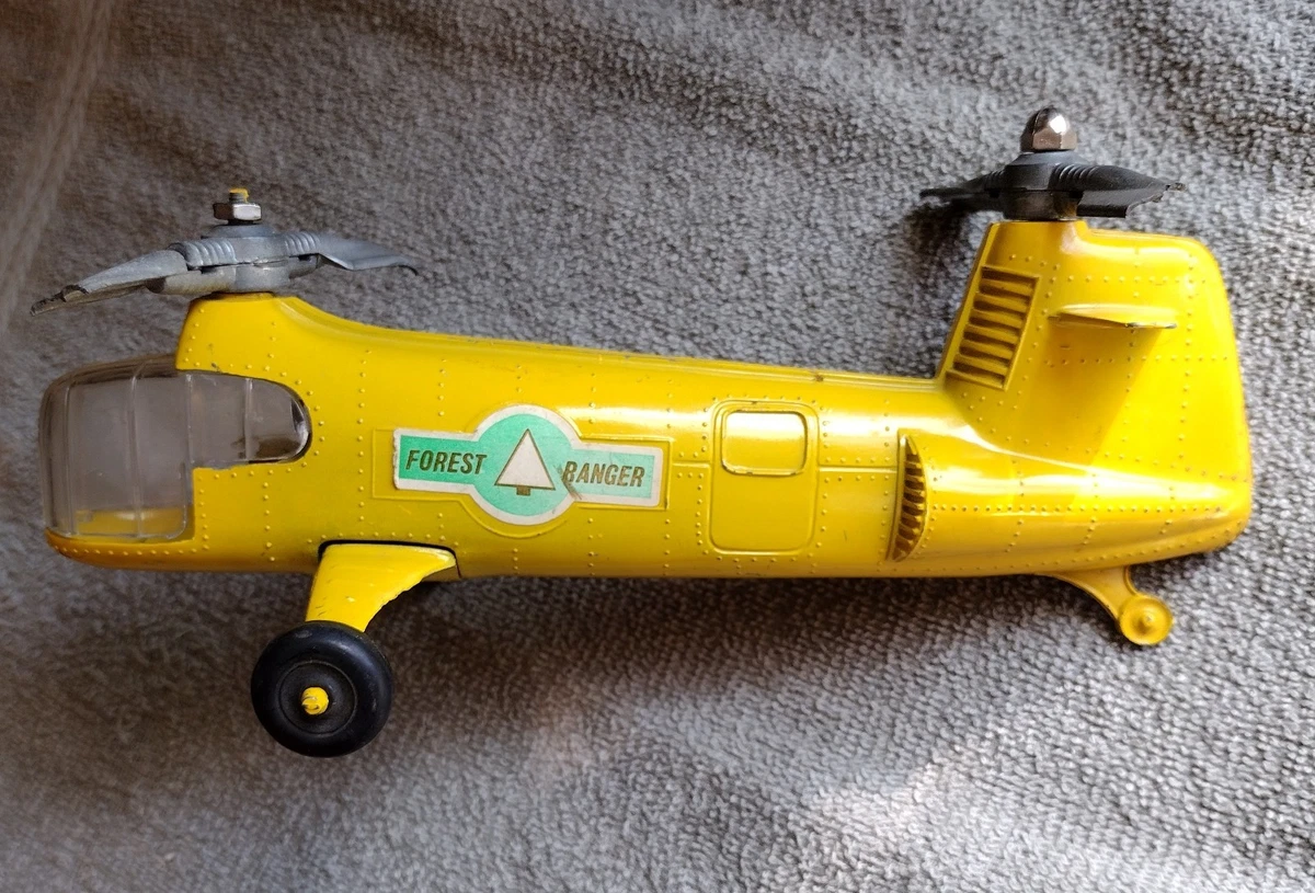 Avion Jouet Hubley Diecast – Bell Airacuda XFM-1 – Vintage Années 30 – Rare