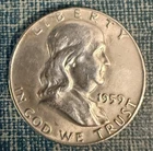 1959 Philadelphia Franklin Half Dollar