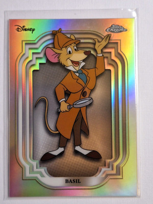 BASIL 2024 Topps Chrome Disney Silver Refractor Card #42