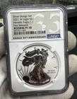 2021 W American Eagle Fine Silver 1oz Dollar NGC Reverse Proof PF 70 Type 1 FS