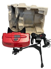 Nintendo Virtual Boy Console with box and manual working condition