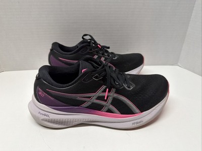 Asics Gel-Kayano 30 Wide 1012B503 Athletic Sneaker Womens 10 Black Knit Running