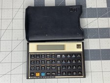 Vtg HP 12c Financial Calculator with Case, Used B3 