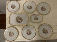 STUPENDO SERVIZIO PIATTI  LIMOGES VINTAGE IN BUONE CONDIZIONI GENERALE