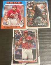 2024 Topps Cincinnati Reds 3 Card Lot RC Noelvi Marte