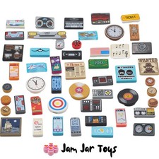 LEGO Minifigure Printed Tiles – 230+ Styles NEW Genuine Parts Choose Mix & Save