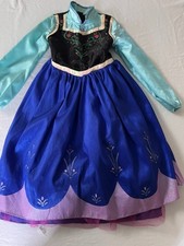 DISNEY STORE FROZEN MOVIE ANNA DRESS UP COSTUME GIRLS SZ 5-6