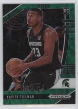 2020-21 Panini Prizm Draft Picks Choice Green Prizm 5/8 Xavier Tillman #22 2r7
