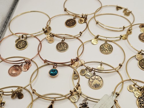 Alex Ani Wire Charm Beaded Golden Project Bracelet Necklace lot Of 31 Pieces ⭐️ - Picture 12 of 21
