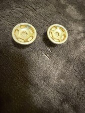 DRT Varial Gold Wheel Caps 2pcs Dish Style Rare Condition