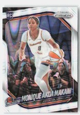 2025 Panini Prizm WNBA #98 Monique Akoa Makani White Seismic Prizms