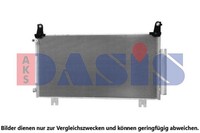 Aks Dasis Kondensator, Klimaanlage 102055N FüR Honda