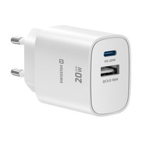 USB-C LadegeräT 20W Power Delivery Und USB-A Quick Charge 3.0 18W