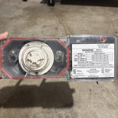 Siemens AD2-P Duct Detector With Smoke And Sampling Tube