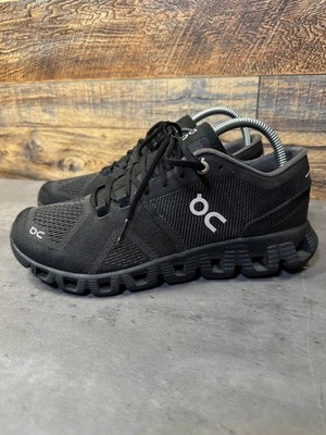 On Running Cloud X Sneaker Running Shoes Women Size US W7 Black Lace Up 40.99701
