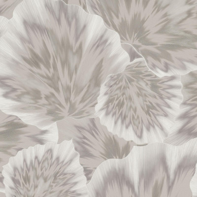 Bliss Floral Textured Vinyl Wallpaper Taupe 3D Effect Leaf Erismann 10402-37