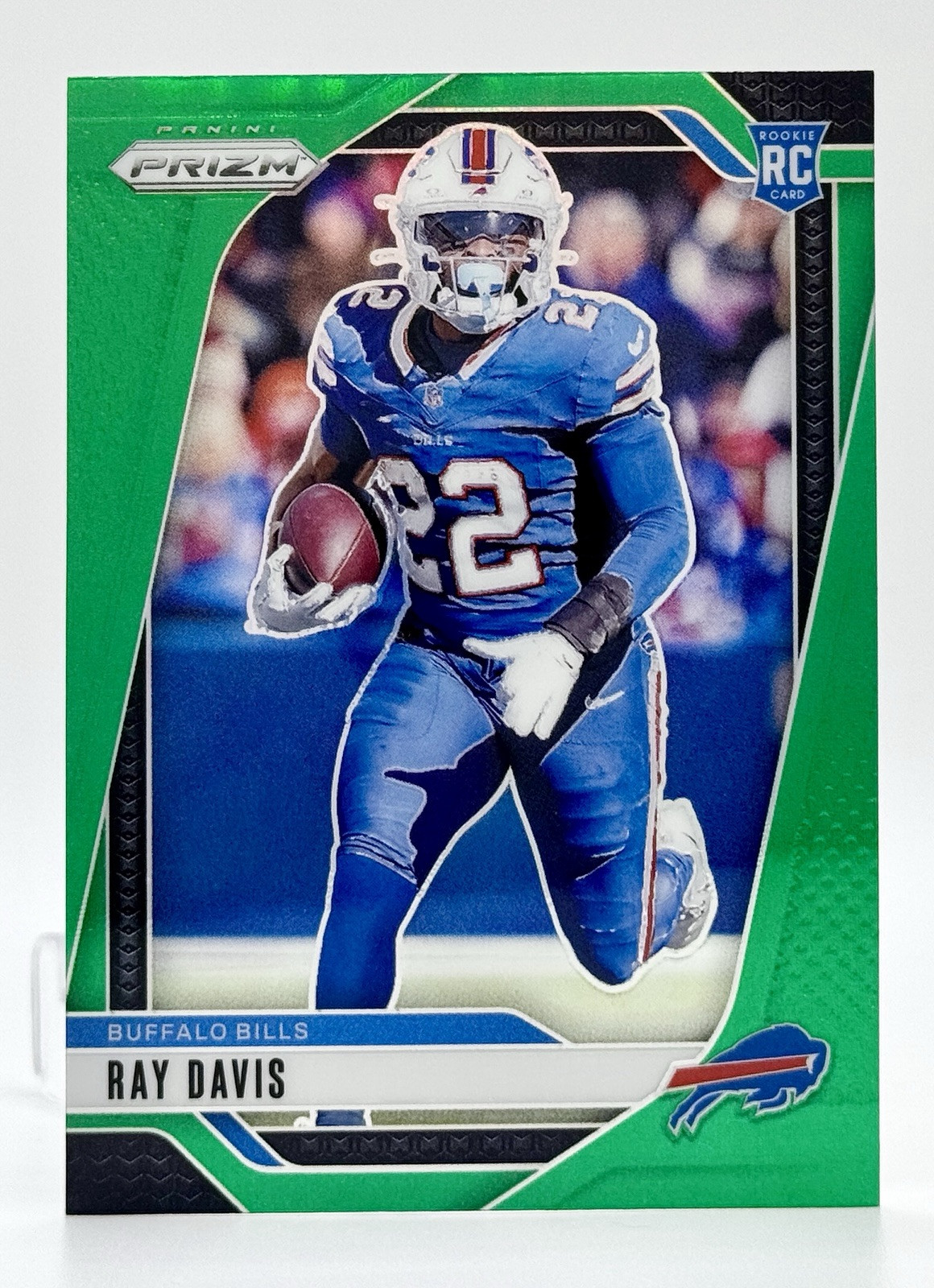 2024 Panini Prizm Green #382 Ray Davis RC Buffalo Bills