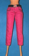 Barbie Trousers Fiat Pink Capri Cropped Doll Clothes