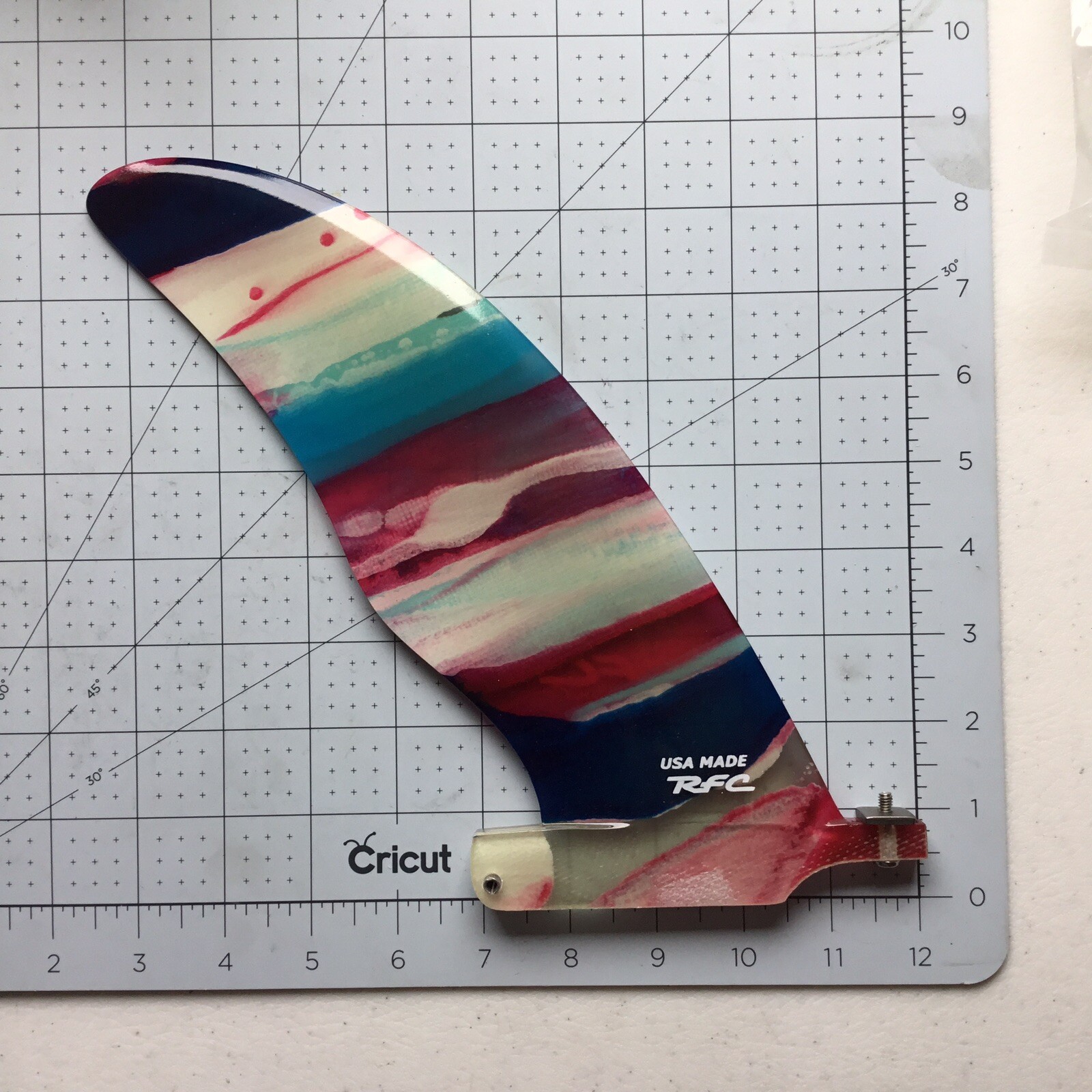 Rainbow surfboard fin cutaway 8” surf surfing eBay