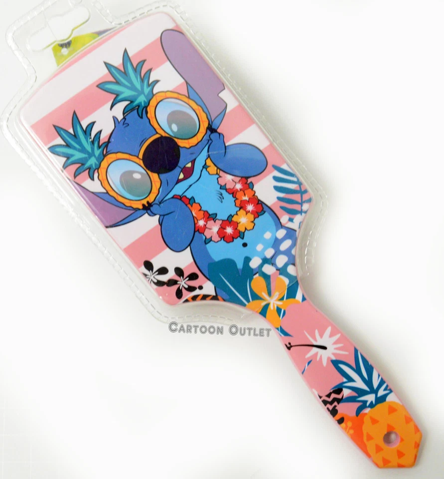 Disney Lilo & Stitch Cepillo de Pelo Paleta Grande Rosa Mujeres Niñas Regalo de Cumpleaños Nuevo Foto 4 de 4
