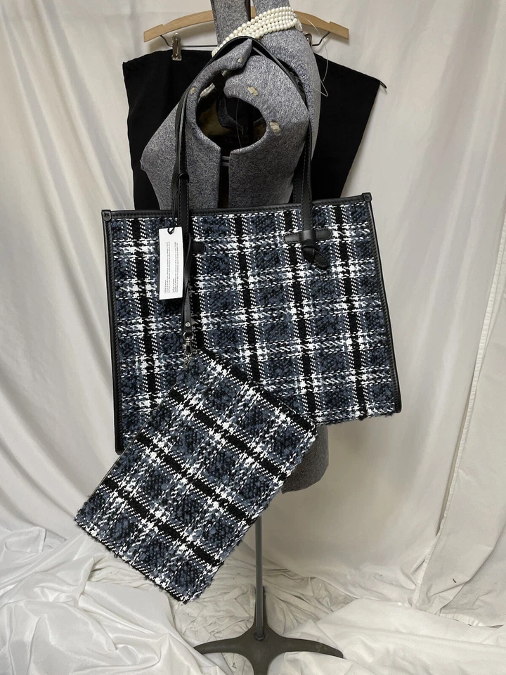 NUEVO Gianni Chiarini Cartera Bolso de Mano Cremallera Bolso sin asas Polvo Juego de tres piezas Hecho en Italia Foto 3 de 4