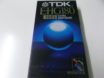 66672 - TDK E-HG180 HI-FI VHS VIDEO LEERKASSETTE - NEU (EXTRA HIGH GRADE)