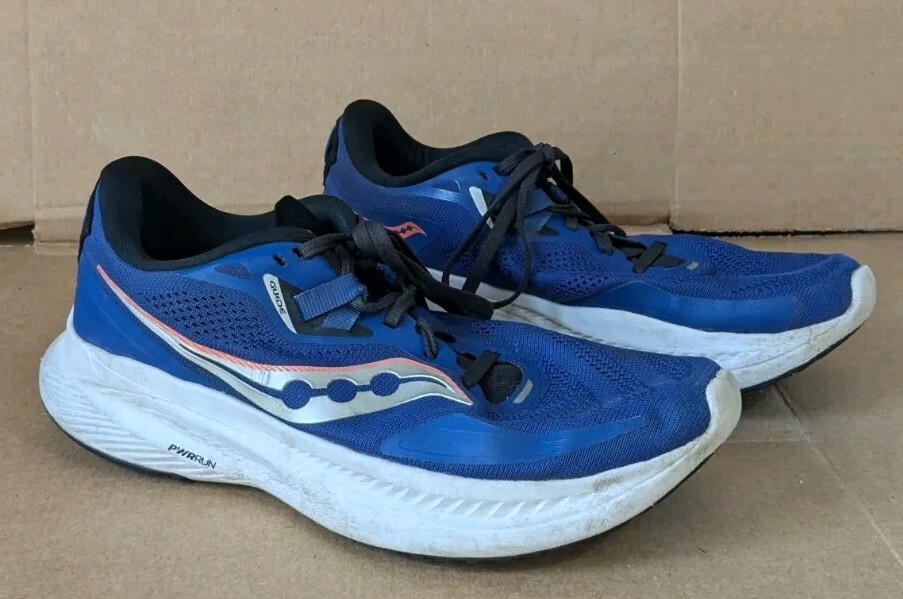 Saucony Mens Guide 15 S20684-16 Blue Running Shoes Sneakers 