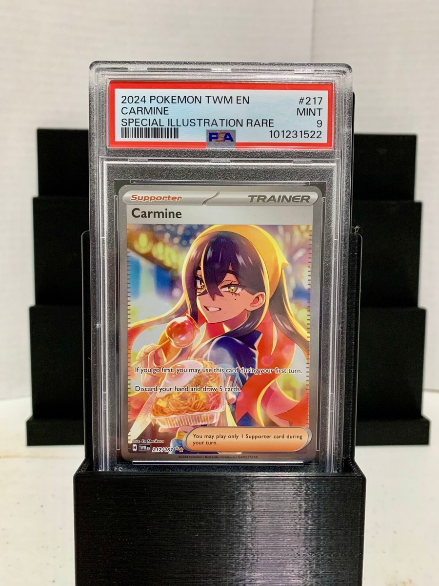 Rare Carmine SIR Pokemon Card - PSA Grade 9 | eBay