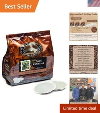 Eco-Friendly 100% Arabica Dark Kenya AA-54 Pods: Fresh Coffee Assortment
