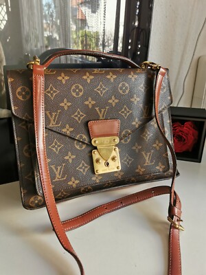 louis vuitton tasche Vintage Pre-owend Monceau 2way Umhängetasche