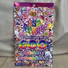 Lisa Frank - Sticker Book - Over 600 Stickers - 5 Sheets - Official Lisa Frank