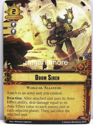 Warhammer 40000 Conquest LCG - Doom Siren  #129 - Descendants of Isha