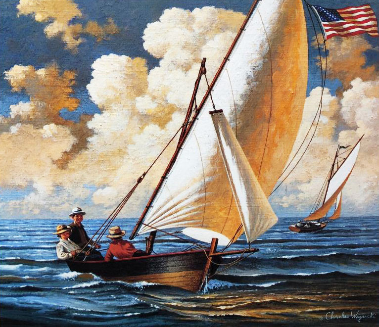 限定絵画 チャールズワイソッキー Charles Wysocki フレーム入り 限定絵画 チャールズワイソッキー Charles Wysocki フレーム入り
