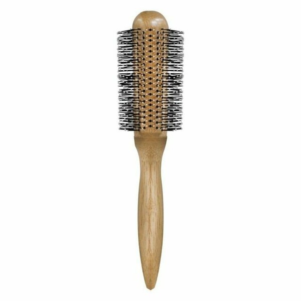 Babyliss Professional Wood Blow Dry Brush 25mm 1"round Short Fine Hair