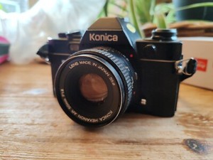 Konica FP-1 35mm Camera with Hexanon AR 50mm F1.8 Lens - M557