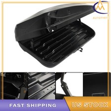 Vehicle Roof Mount Luggage Box With 2 Locks 14 Cubic Feet Car Top Cargo Carrier Vehicle Roof Mount Luggage Box With 2 Locks 14 Cubic Feet Car Top Cargo Carrier