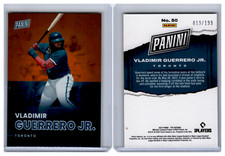 2022 Panini National Silver Pack Orange Parallel Vladimir Guerrero Jr 019/199