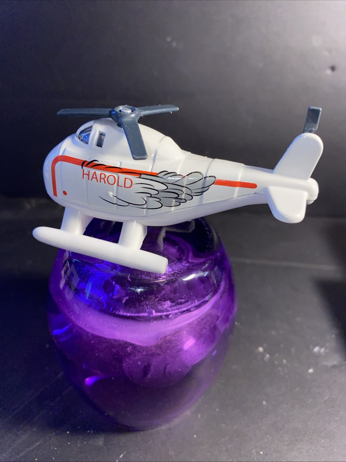 Thomas Train & Friends Harold w/ wings Helicopter Diecast Metal