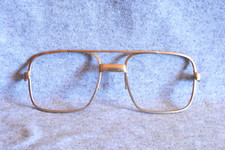 vintage eyeglass frame front gold aviator producer type 5-1/2