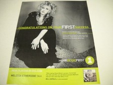 STEVIE NICKS makes VH1 Hear Music First A HUGE SUCCESS 2001 Promo Poster Ad