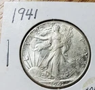 1941 Reverse Walking Liberty Half Dollar Nice BU Graded Fairly MS Mint State UNC