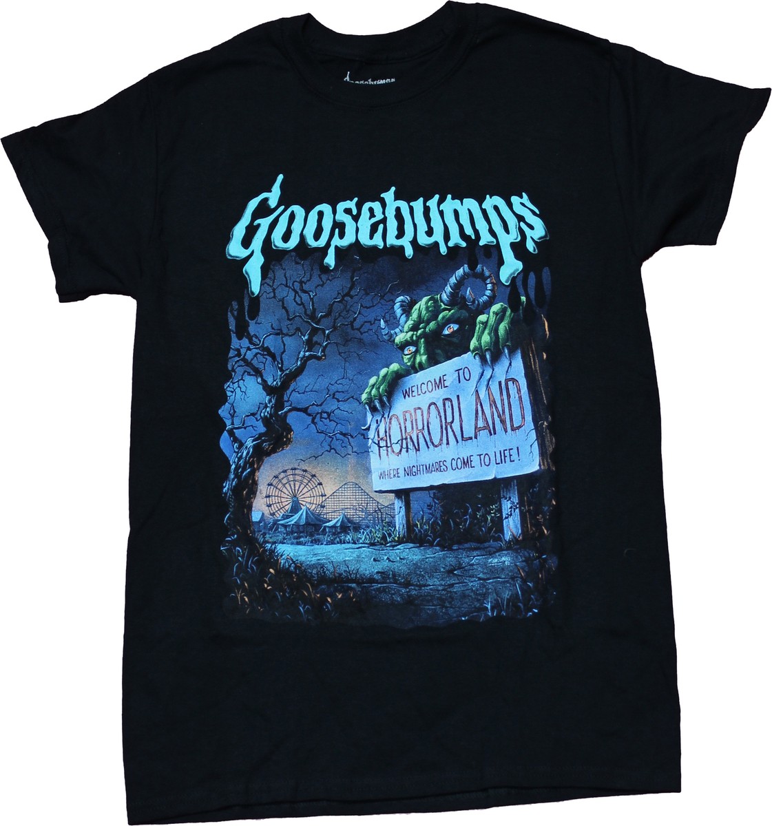 Goosebumps New Adult T-Shirt - Welcome to Horrorland