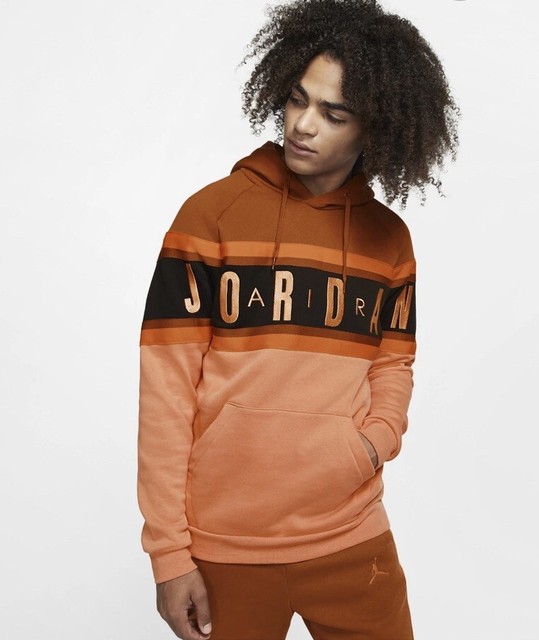 air gradient fleece pullover hoodie