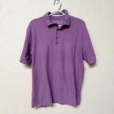 Ariat Tek Heat Series Purple Polo Shirt Men  s Short Sleeve Size L