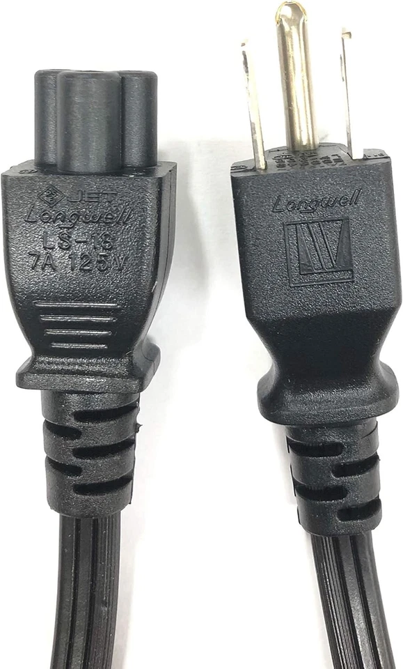 New Genuine Longwell 3.3 Ft AC Power cord LS-18 LP-30B For Dell 05V1C9 0K260C - Image 2 of 4
