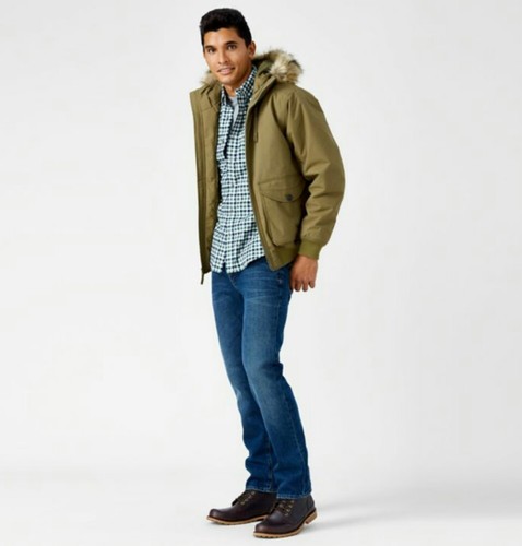 Olive Green Bomber Jacket A1CO7 