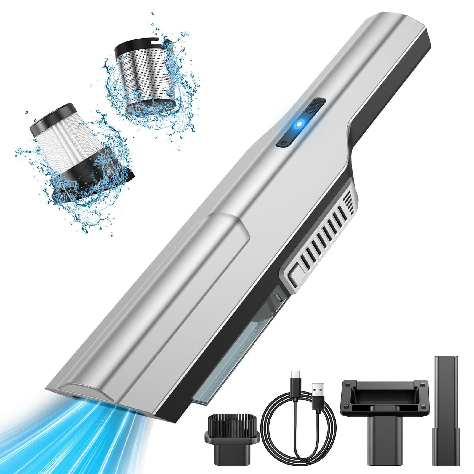 Cordless Handheld Vacuum Cleaner - 22000Pa,Dust Busters Cordless Rechargeable...