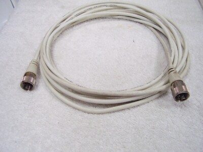 15 ft Double Shield Coax Cable RG8X Assembly Jumper Gray PL259 Connector CB HAM