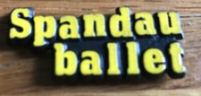Vintage Spandau Ballet Pin Badge 1980s 1990s