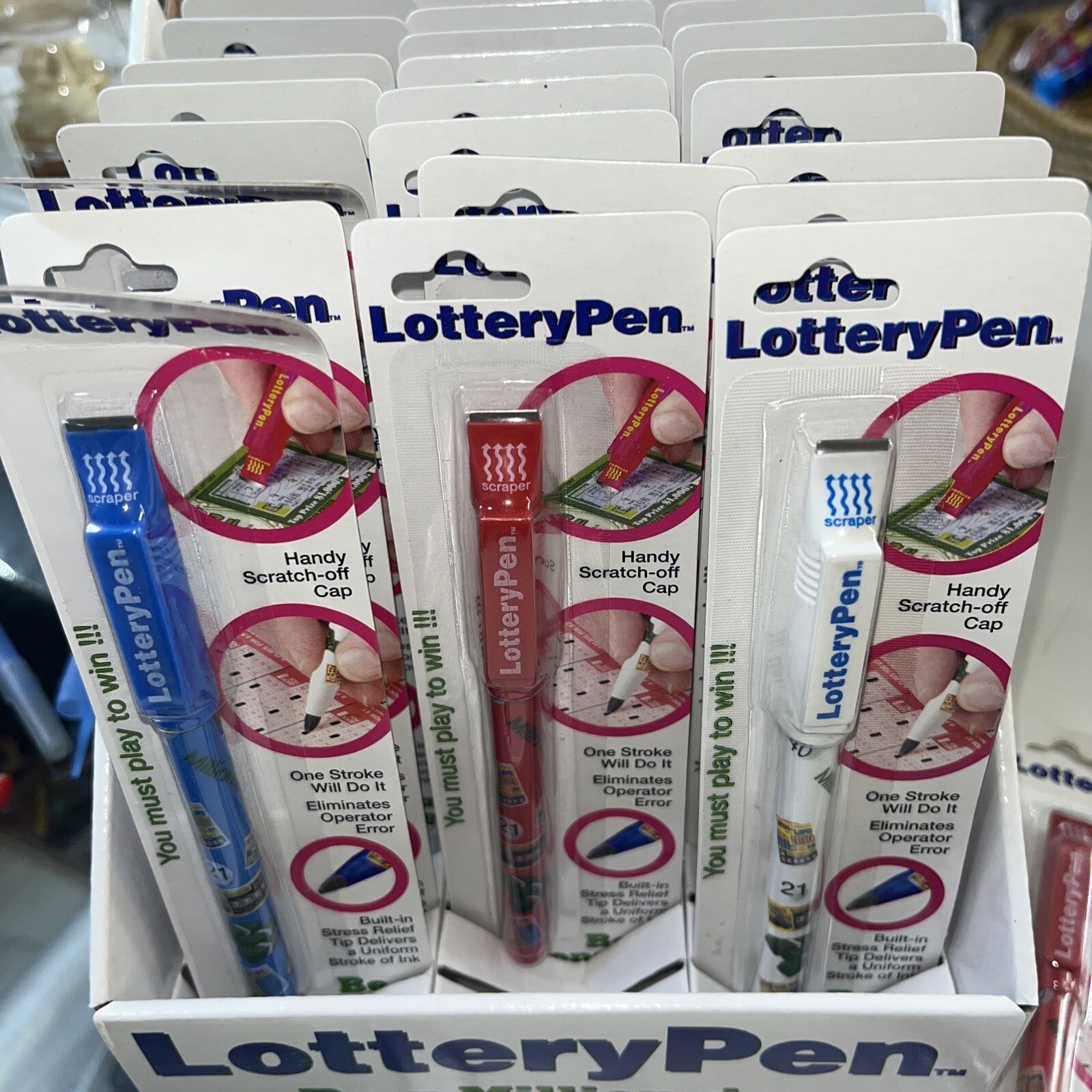 New Lottery Pen Scratcher For Card Marking & Instant Ticket Scratcher